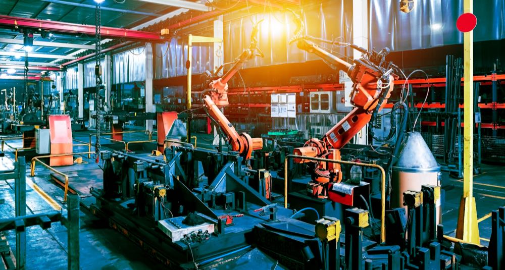Automated lights-out factory floor